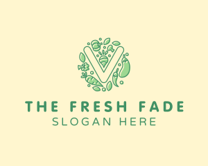 Healthy Vegetable Farm logo design