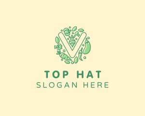 Healthy Vegetable Farm logo design