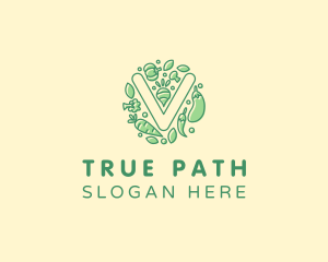 Healthy Vegetable Farm logo design