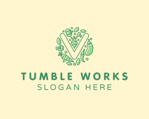 Healthy Vegetable Farm logo design