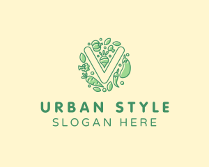 Healthy Vegetable Farm logo design