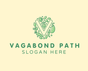 Healthy Vegetable Farm logo design