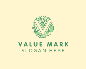 Healthy Vegetable Farm logo design