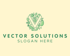 Healthy Vegetable Farm logo design