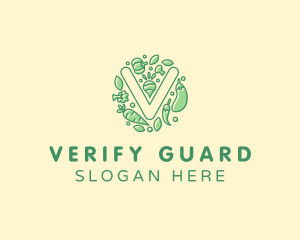 Healthy Vegetable Farm logo design