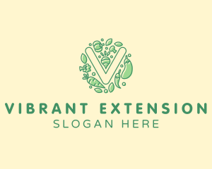 Healthy Vegetable Farm logo design