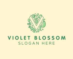 Healthy Vegetable Farm logo design