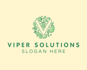 Healthy Vegetable Farm logo design