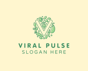 Healthy Vegetable Farm logo design