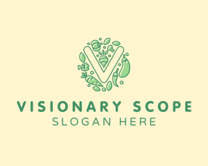 Healthy Vegetable Farm logo design