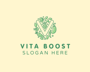 Healthy Vegetable Farm logo design