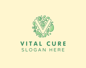 Healthy Vegetable Farm logo design