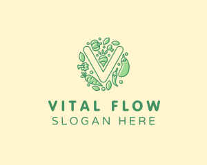 Healthy Vegetable Farm logo design