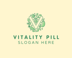 Healthy Vegetable Farm logo design