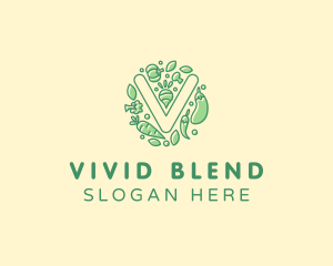 Healthy Vegetable Farm logo design