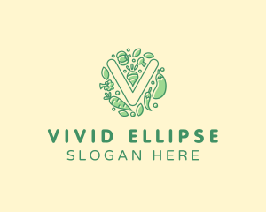 Healthy Vegetable Farm logo design