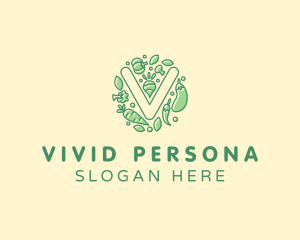 Healthy Vegetable Farm logo design