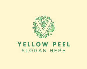 Healthy Vegetable Farm logo design