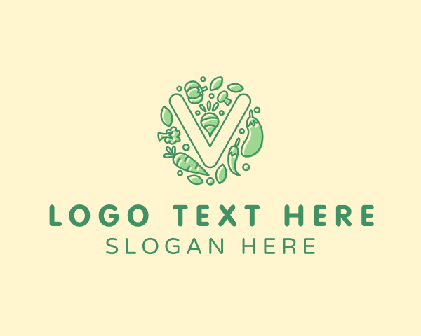 Vegan logo example 2