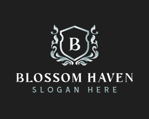 Elegant Florist Shield logo