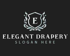 Elegant Florist Shield logo design