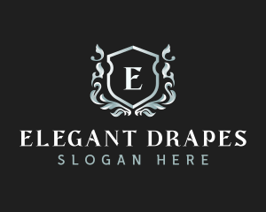 Elegant Florist Shield logo design