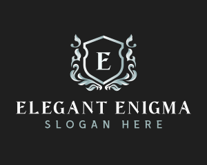 Elegant Florist Shield logo design