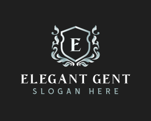 Elegant Florist Shield logo design