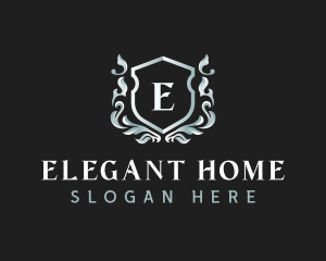 Elegant Florist Shield logo design