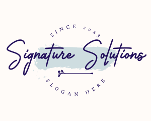 Feminine Watercolor Brand logo