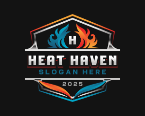 Hvac Hot Cold logo