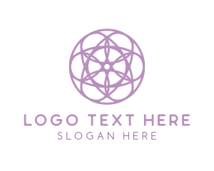Purple Flower Pattern logo