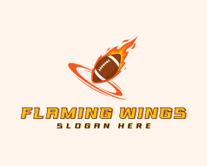 Fire Football Team logo design