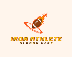 Fire Football Team logo design