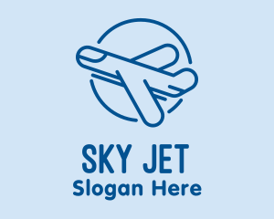 Flying Blue Jet  logo