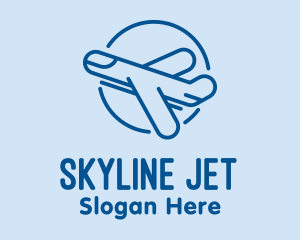 Flying Blue Jet  logo