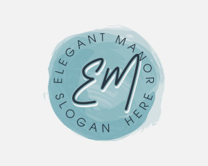 Elegant Feminine Paint logo design