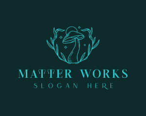 Magical Botanical Mushroom  Logo