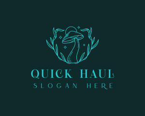 Magical Botanical Mushroom  Logo