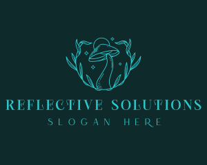 Magical Botanical Mushroom  Logo