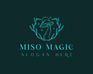 Magical Botanical Mushroom  logo design