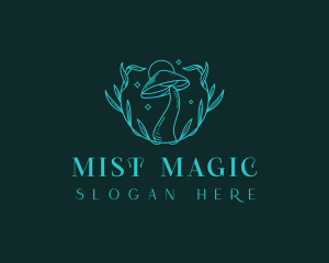 Magical Botanical Mushroom  logo design