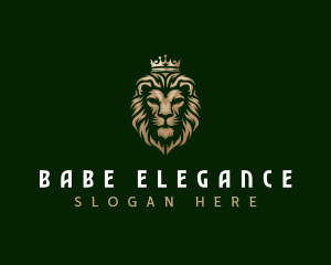 Elegant Lion Royalty logo design