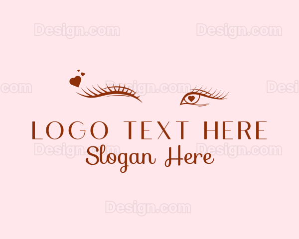 Heart Wink Beauty Salon Logo