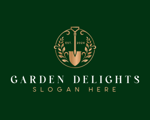 Shovel Garden Landscaping logo design