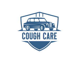 Car Care Sedan Shield logo design