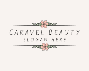 Floral Beauty Ornament  logo design