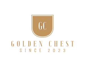 Golden Letter Emblem logo design