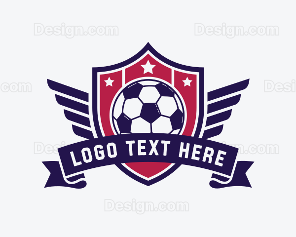 Soccer League Shield Logo