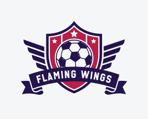 Soccer League Shield logo design